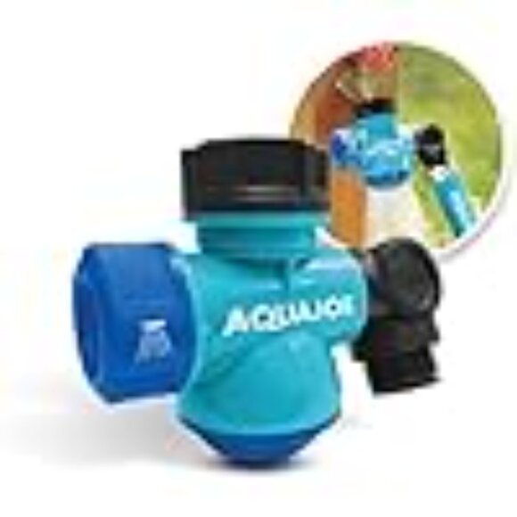 Aqua Joe Multi-Function Outdoor Faucet and Garden Hose Tap Connector 2 pack - Picture 11 of 12